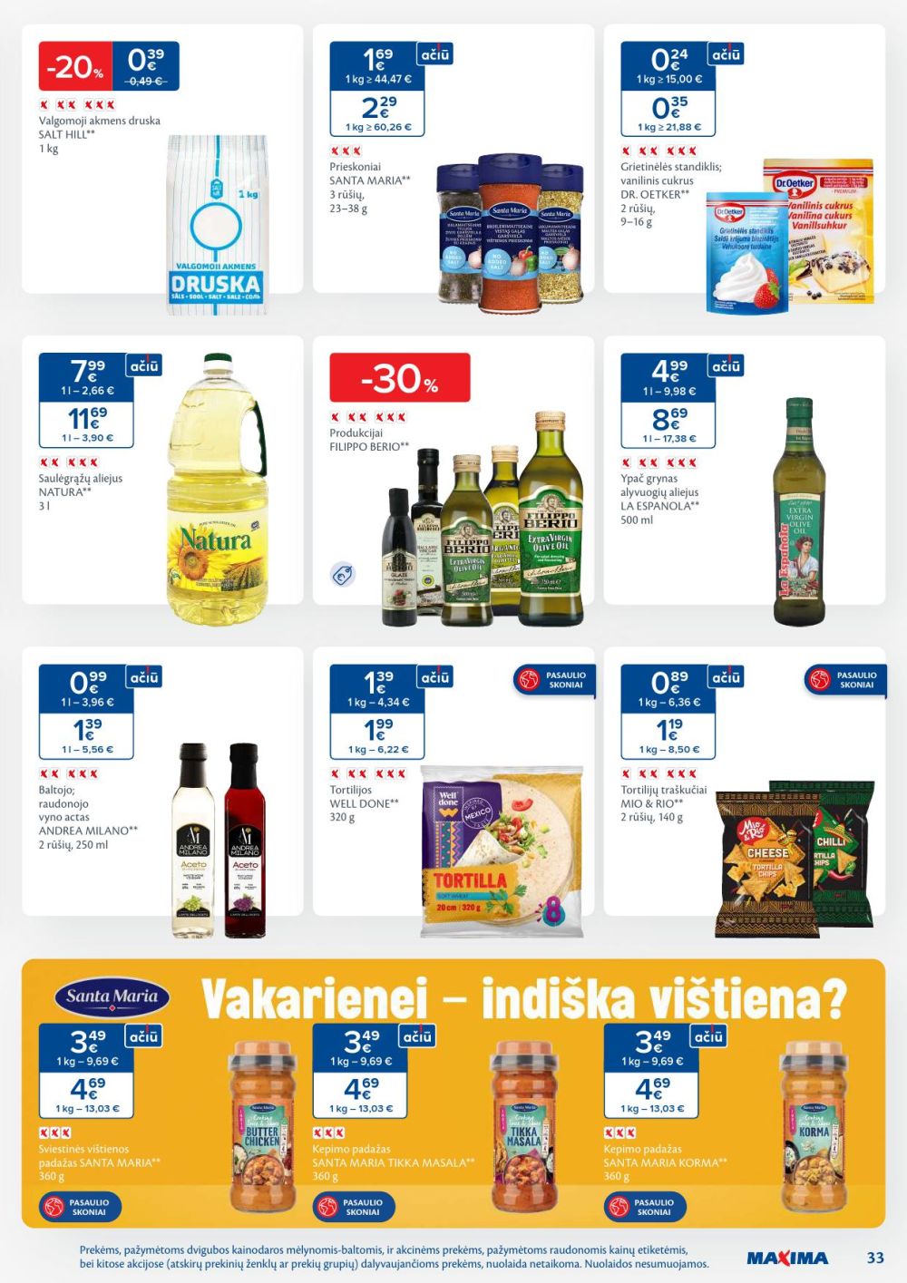 MAXIMA - Kaininis leidinys Nr.2 (2026 01 06 - 2026 01 12) | 33