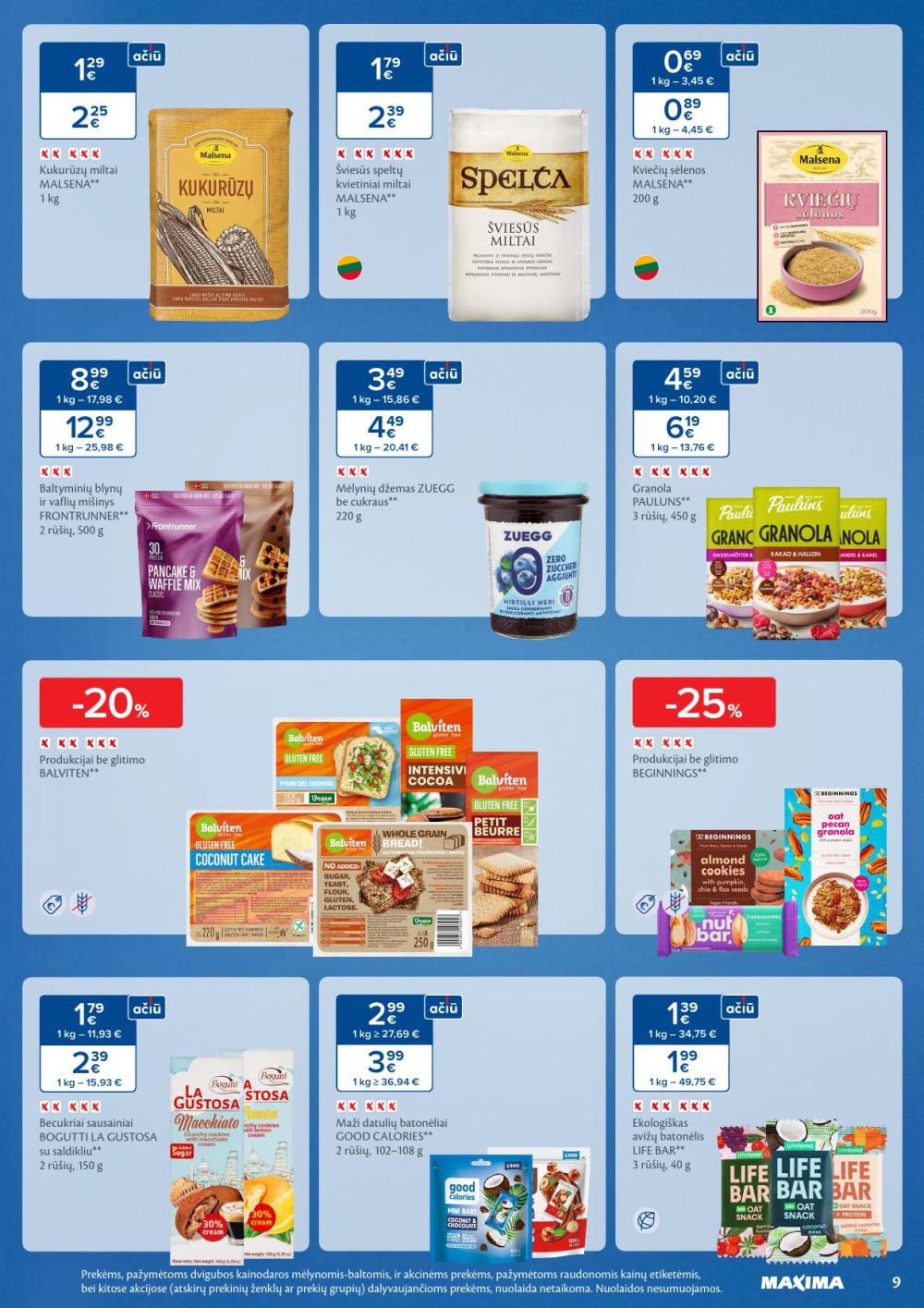 MAXIMA - Kaininis leidinys Nr.2 (2026 01 06 - 2026 01 12) | 9