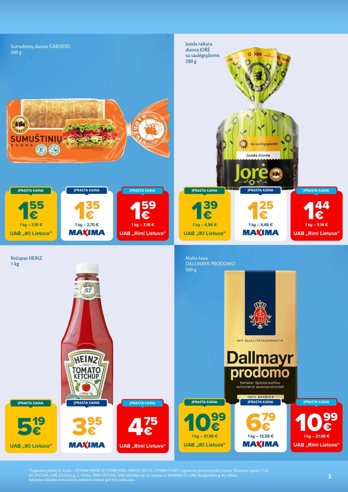 MAXIMA - Kaininis leidinys Nr.40 (2026 09 29 - 2026 10 05) | 2