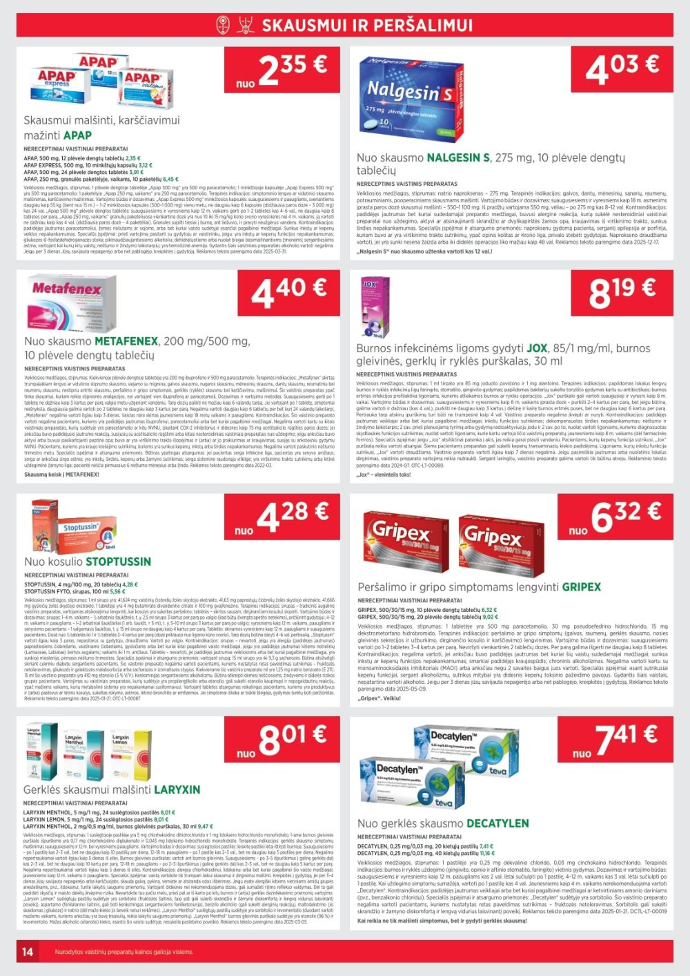 EUROVAISTINĖ (2026 01 01 - 2026 01 31) | 14