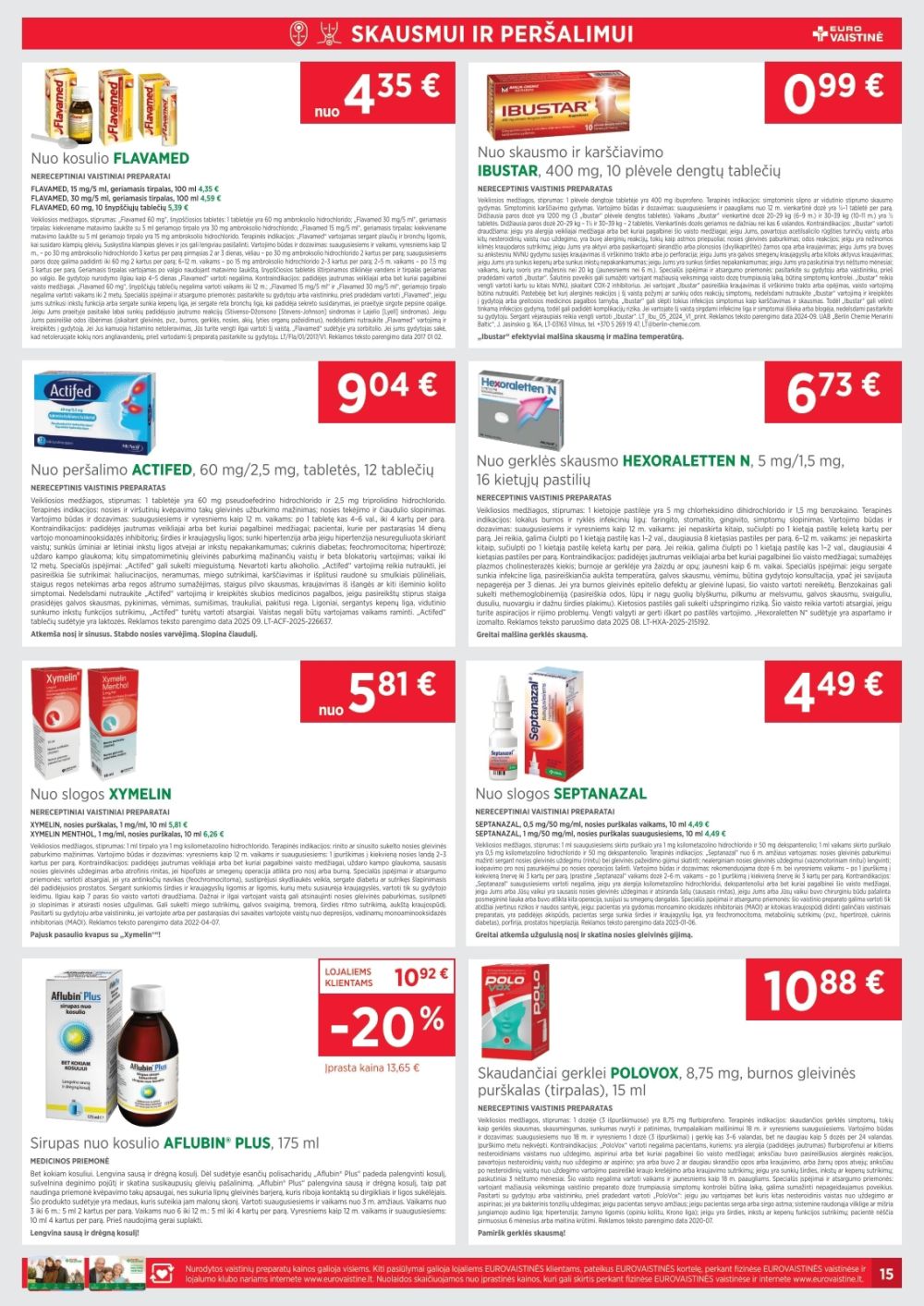 EUROVAISTINĖ (2026 01 01 - 2026 01 31) | 15