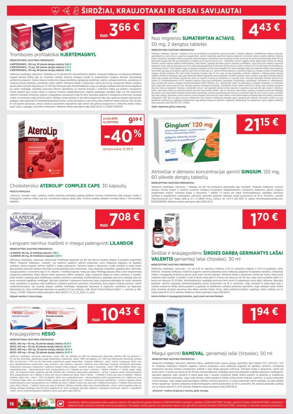 EUROVAISTINĖ (2026 01 01 - 2026 01 31) | 16