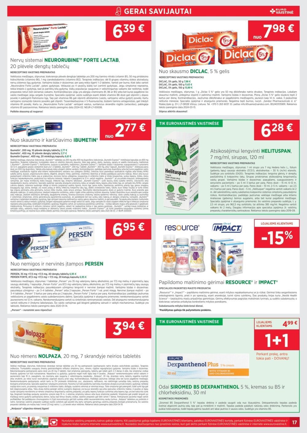 EUROVAISTINĖ (2026 01 01 - 2026 01 31) | 17