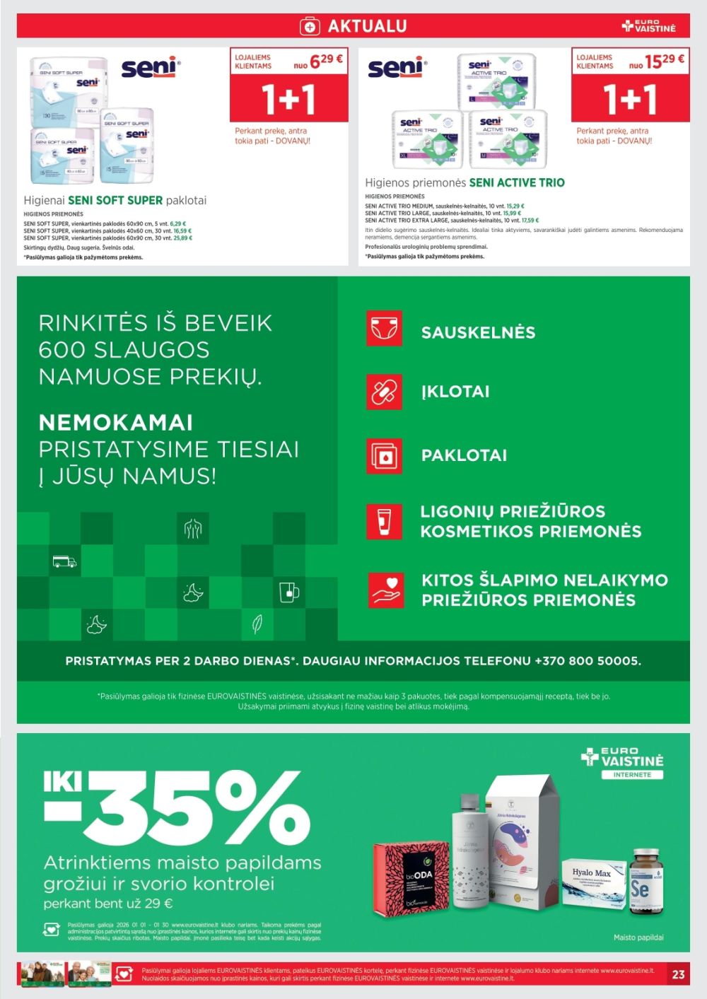 EUROVAISTINĖ (2026 01 01 - 2026 01 31) | 23