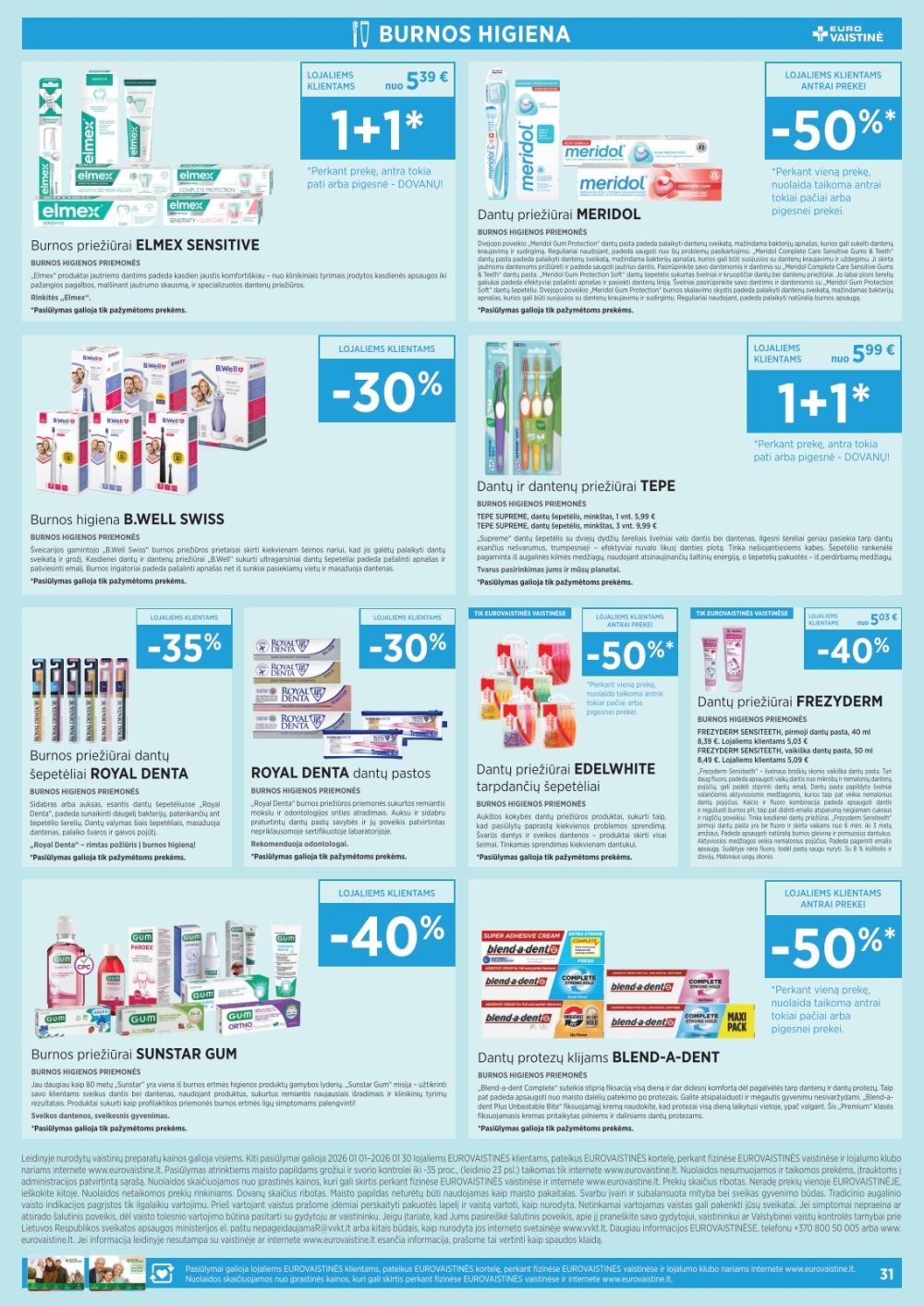 EUROVAISTINĖ (2026 01 01 - 2026 01 31) | 31