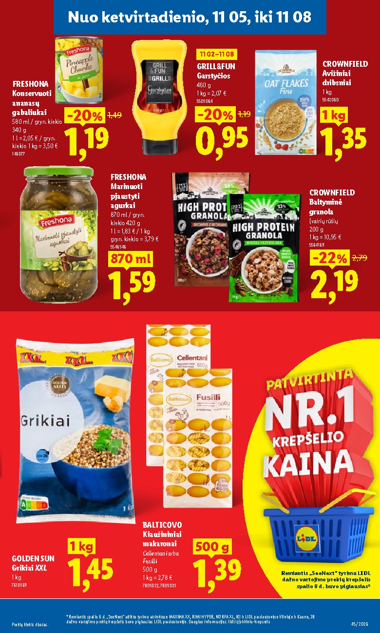 MAISTO PREKIŲ PASIŪLYMAI (2026-11-02 - 2026-11-08) | 27