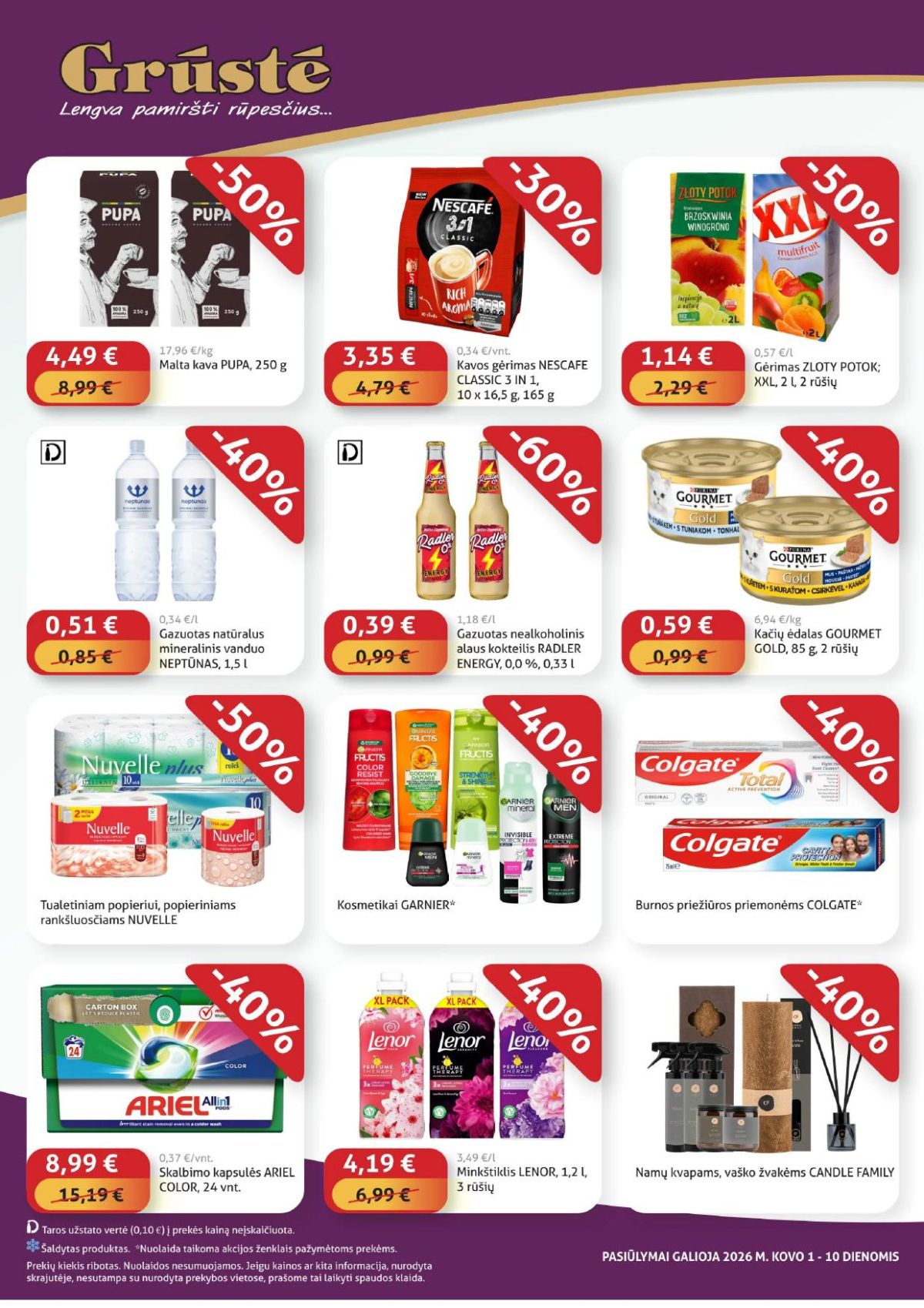 GRŪSTĖ - Ko gero pigiau nerasi (2026 03 01 - 2026 03 10) | 4