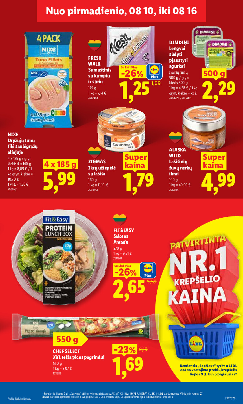MAISTO PREKIŲ PASIŪLYMAI (2026-08-10 - 2026-08-16) | 11