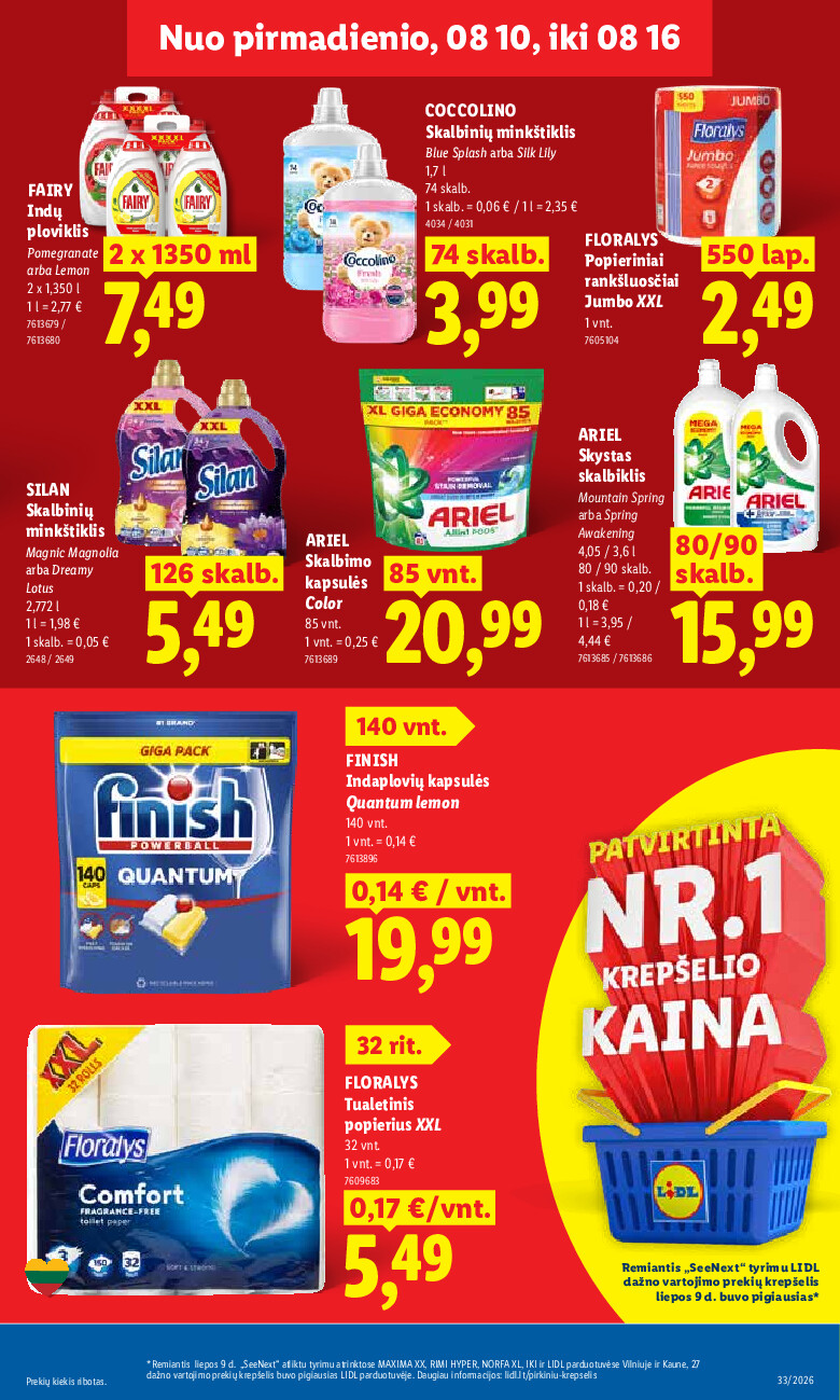 MAISTO PREKIŲ PASIŪLYMAI (2026-08-10 - 2026-08-16) | 17