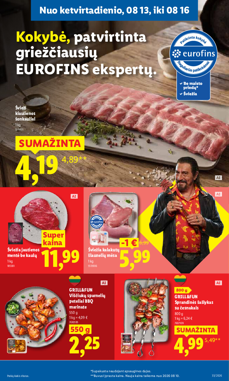 MAISTO PREKIŲ PASIŪLYMAI (2026-08-10 - 2026-08-16) | 37