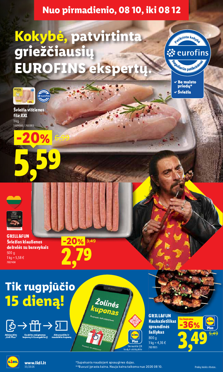 MAISTO PREKIŲ PASIŪLYMAI (2026-08-10 - 2026-08-16) | 8