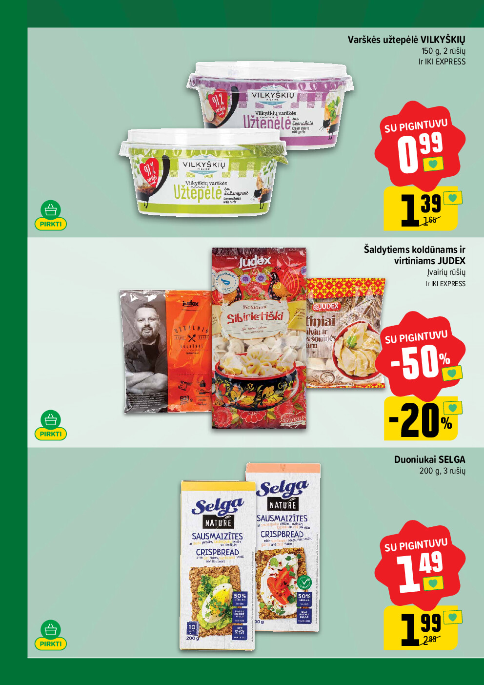 PIGINTUVO pasiūlymai Nr. 12 (2026-03-16 - 2026-03-22) | 2