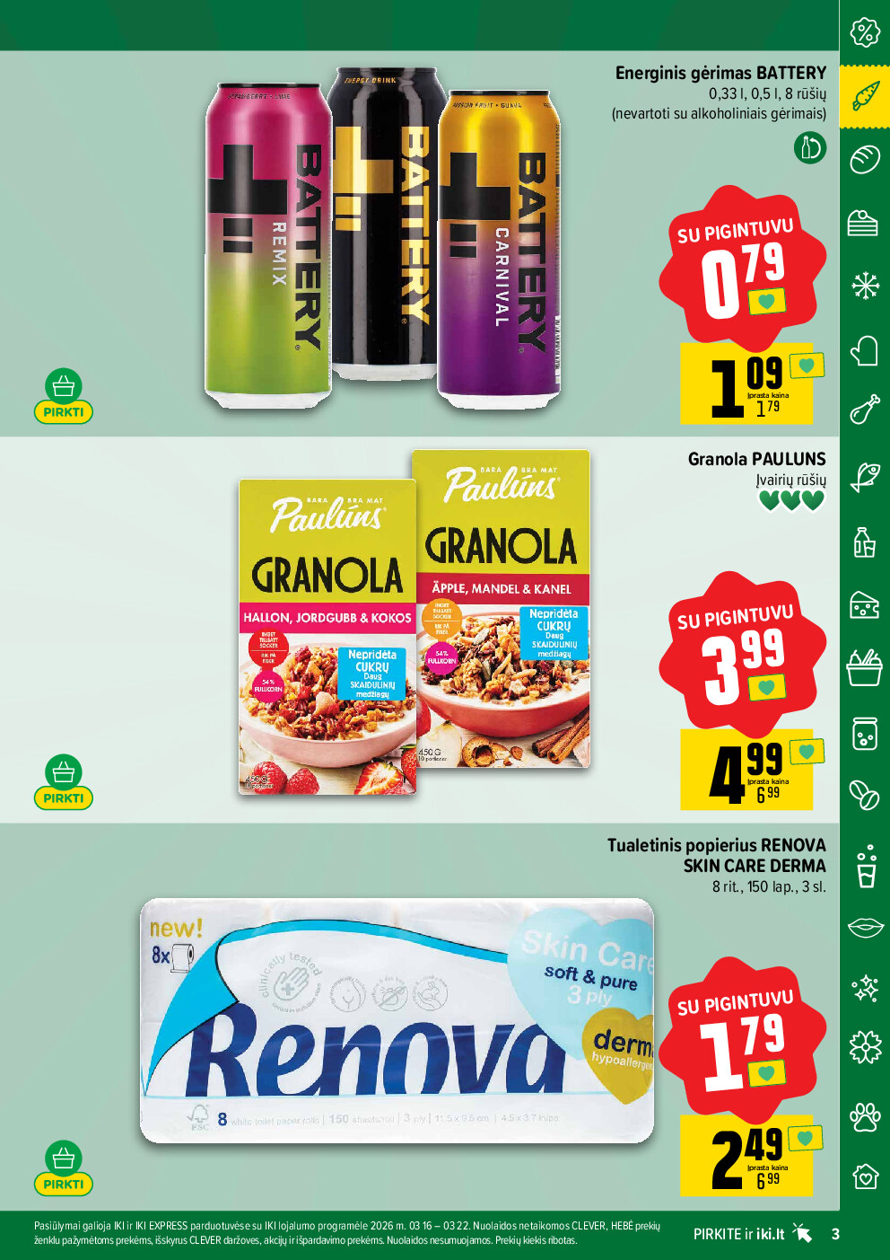 PIGINTUVO pasiūlymai Nr. 12 (2026-03-16 - 2026-03-22) | 3