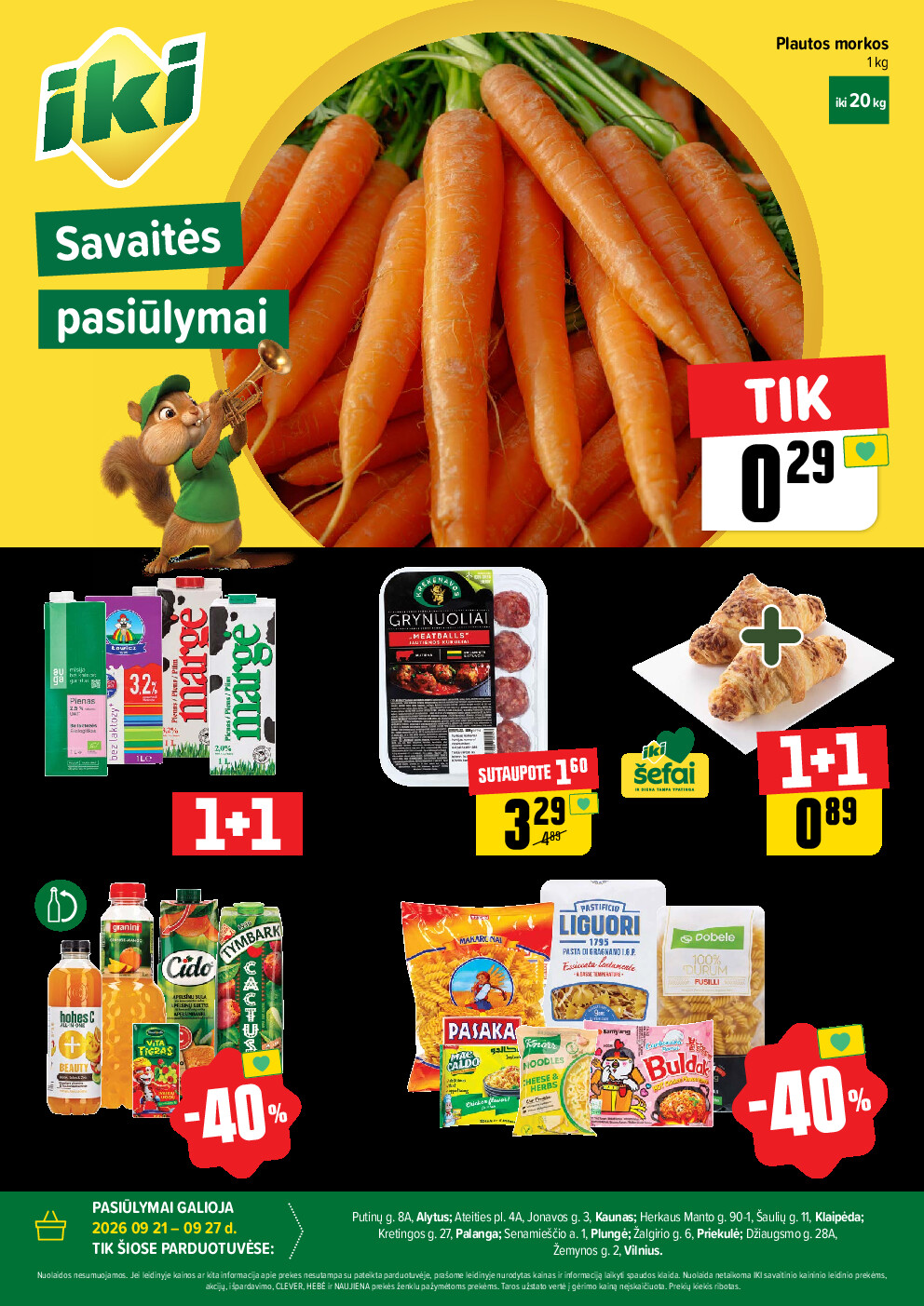 Specialūs pasiūlymai IKI parduotuvės klientams (2026-09-21 - 2026-09-27) | 1