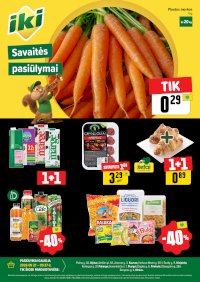Specialūs pasiūlymai IKI parduotuvės klientams (2026-09-21 - 2026-09-27)