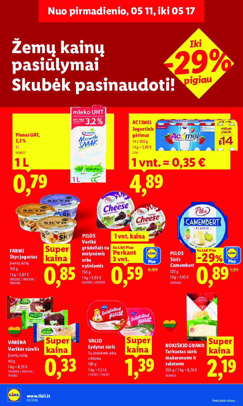MAISTO PREKIŲ PASIŪLYMAI (2026-05-11 - 2026-05-17) | 12