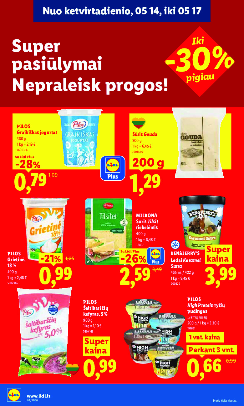 MAISTO PREKIŲ PASIŪLYMAI (2026-05-11 - 2026-05-17) | 38