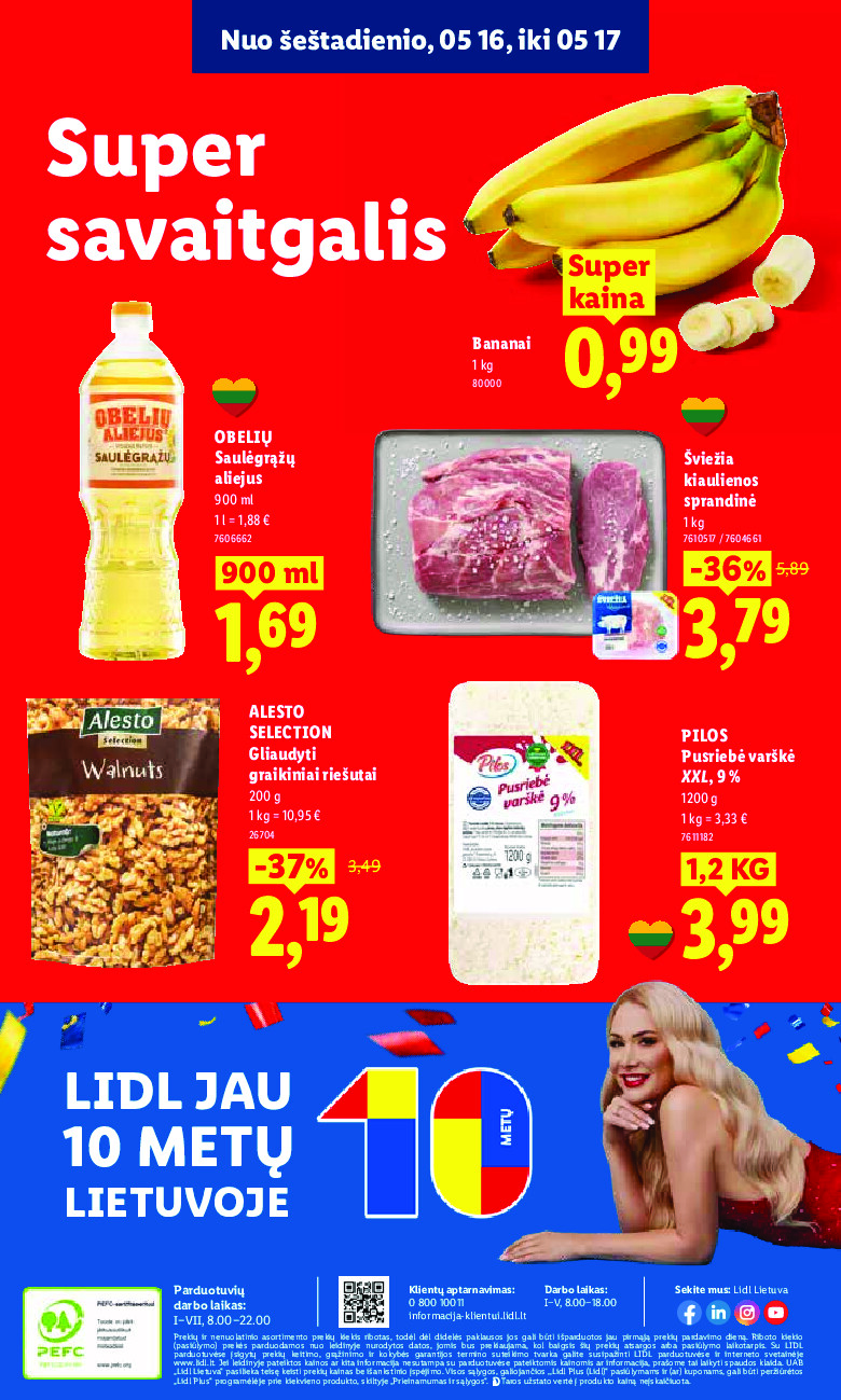 MAISTO PREKIŲ PASIŪLYMAI (2026-05-11 - 2026-05-17) | 50