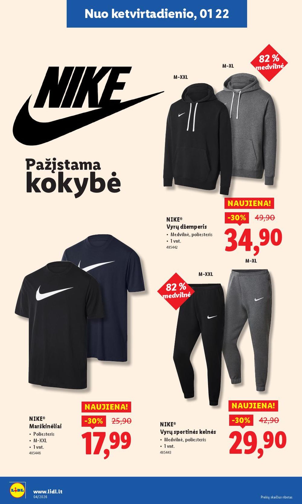 LIDL - Ne maisto prekių pasiūlymai (2026 01 19 - 2026 01 25) | 26