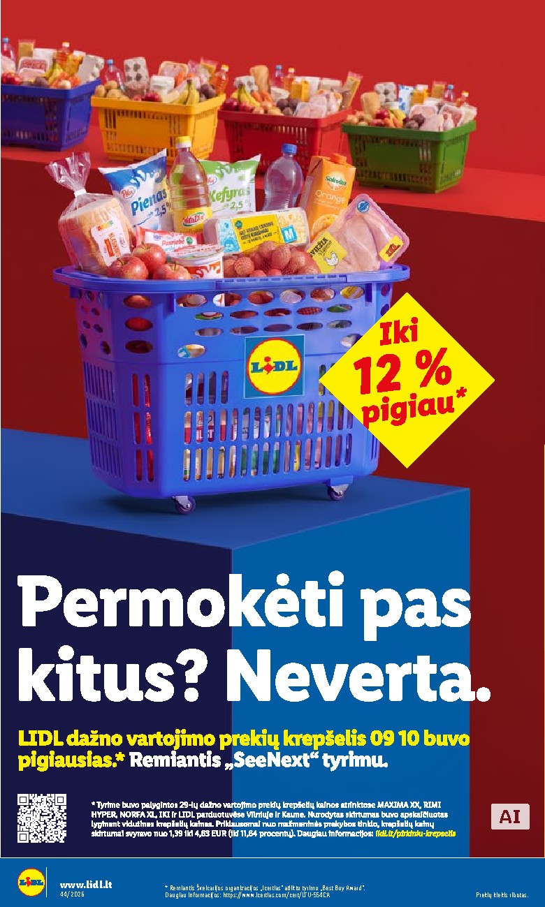 MAISTO PREKIŲ PASIŪLYMAI (2026-10-26 - 2026-11-01) | 3