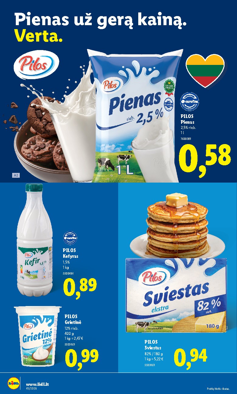 MAISTO PREKIŲ PASIŪLYMAI (2026-10-26 - 2026-11-01) | 22