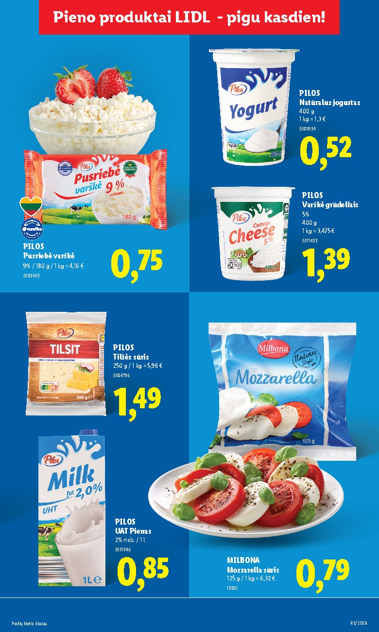 MAISTO PREKIŲ PASIŪLYMAI (2026-10-26 - 2026-11-01) | 23