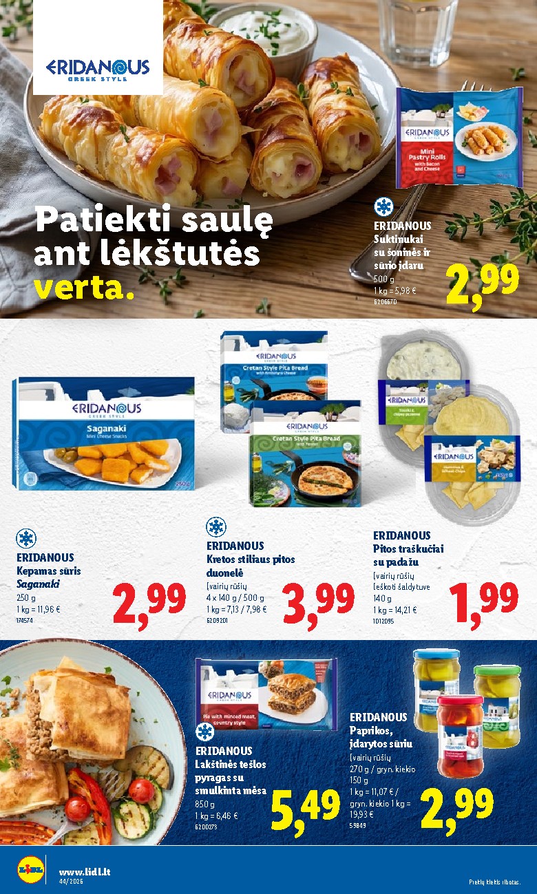 MAISTO PREKIŲ PASIŪLYMAI (2026-10-26 - 2026-11-01) | 28