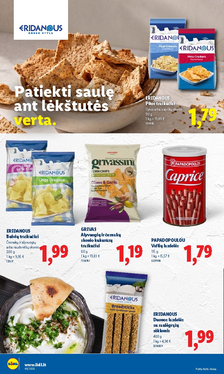 MAISTO PREKIŲ PASIŪLYMAI (2026-10-26 - 2026-11-01) | 32