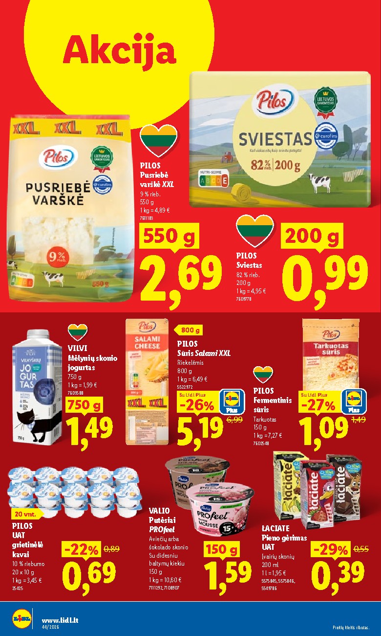 MAISTO PREKIŲ PASIŪLYMAI (2026-10-26 - 2026-11-01) | 36