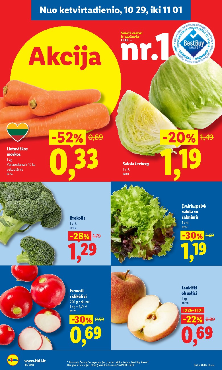 MAISTO PREKIŲ PASIŪLYMAI (2026-10-26 - 2026-11-01) | 42