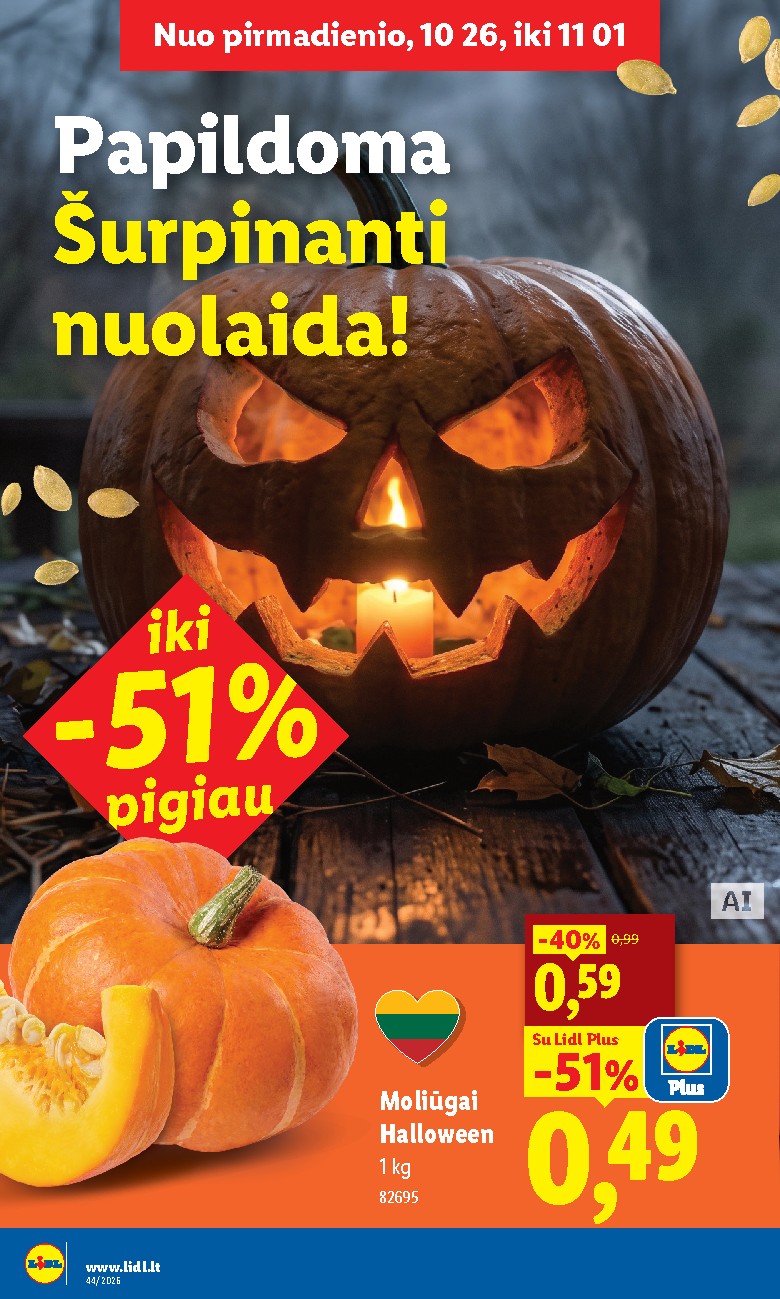 MAISTO PREKIŲ PASIŪLYMAI (2026-10-26 - 2026-11-01) | 8
