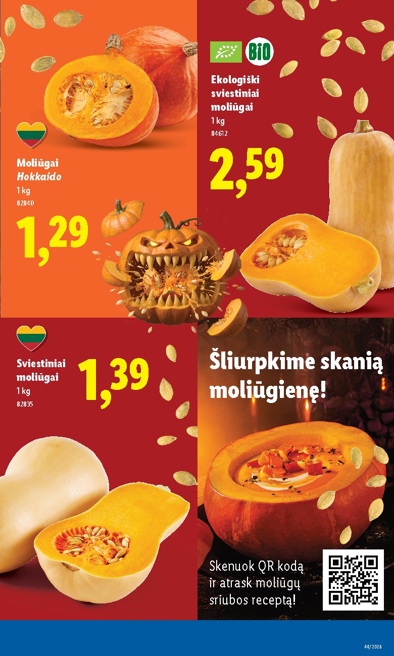 MAISTO PREKIŲ PASIŪLYMAI (2026-10-26 - 2026-11-01) | 9