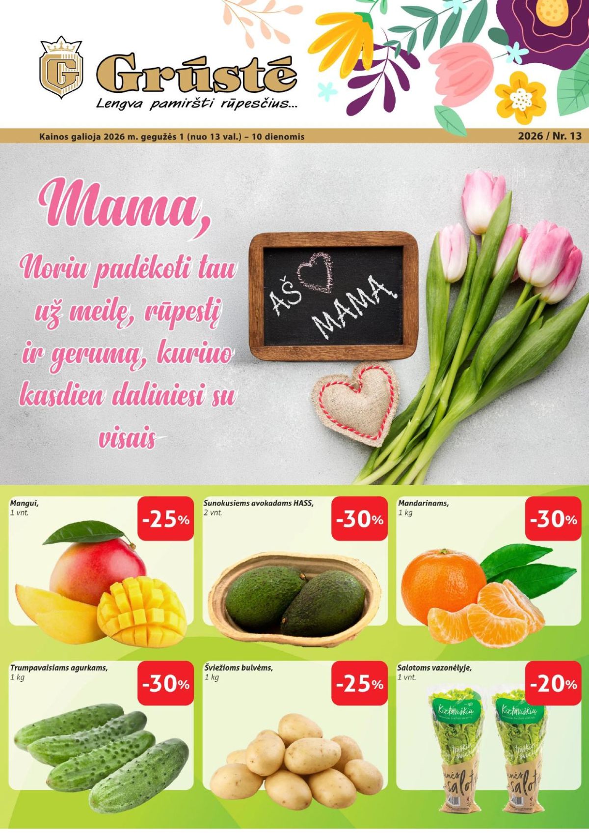 GRŪSTĖ - Leidinys Nr.13 (2026 05 01 - 2026 05 10) | 1