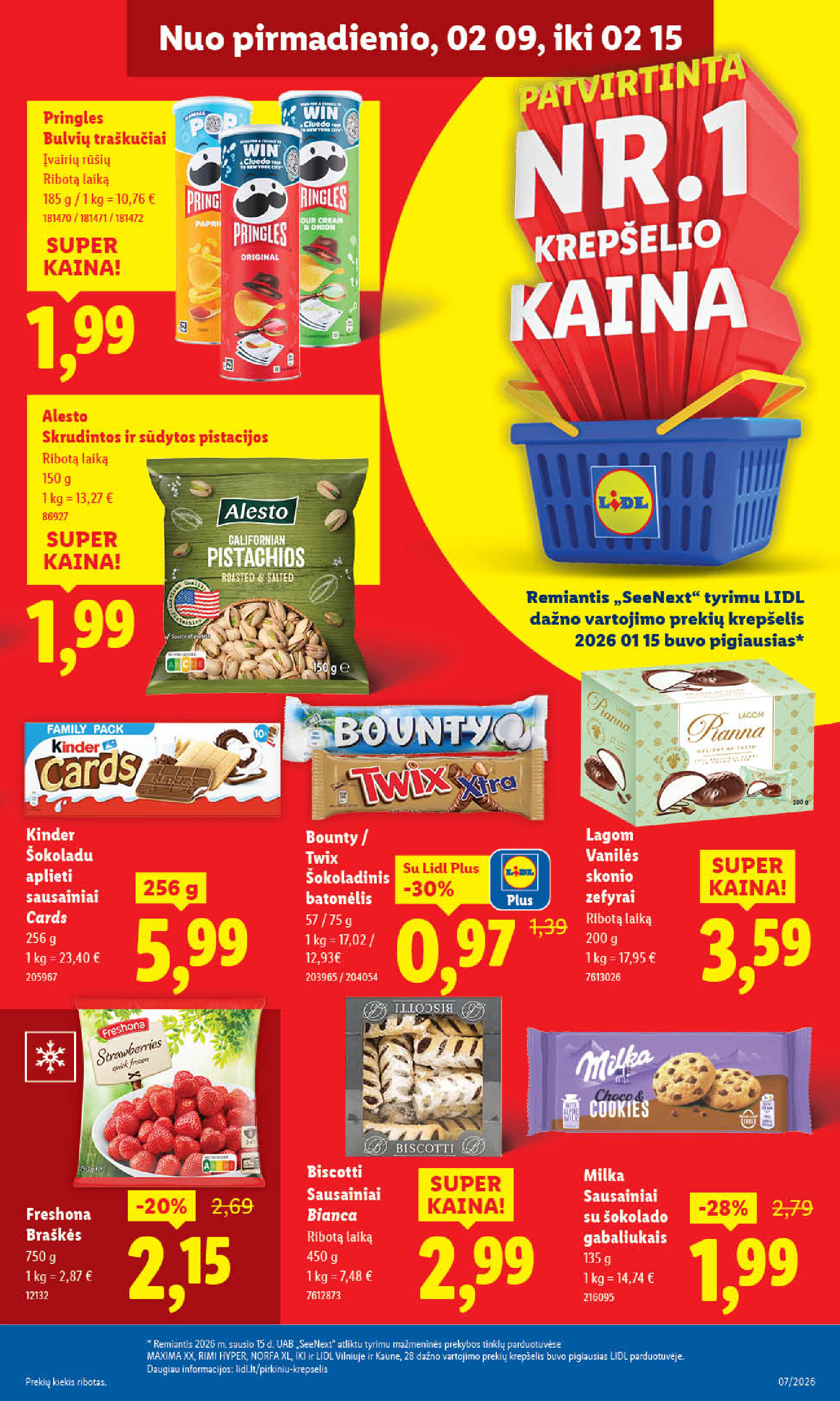 MAISTO PREKIŲ PASIŪLYMAI (2026-02-09 - 2026-02-15) | 17