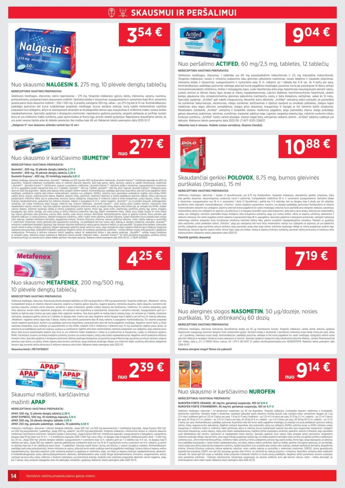 EUROVAISTINĖ (2026 03 01 - 2026 03 31) | 14