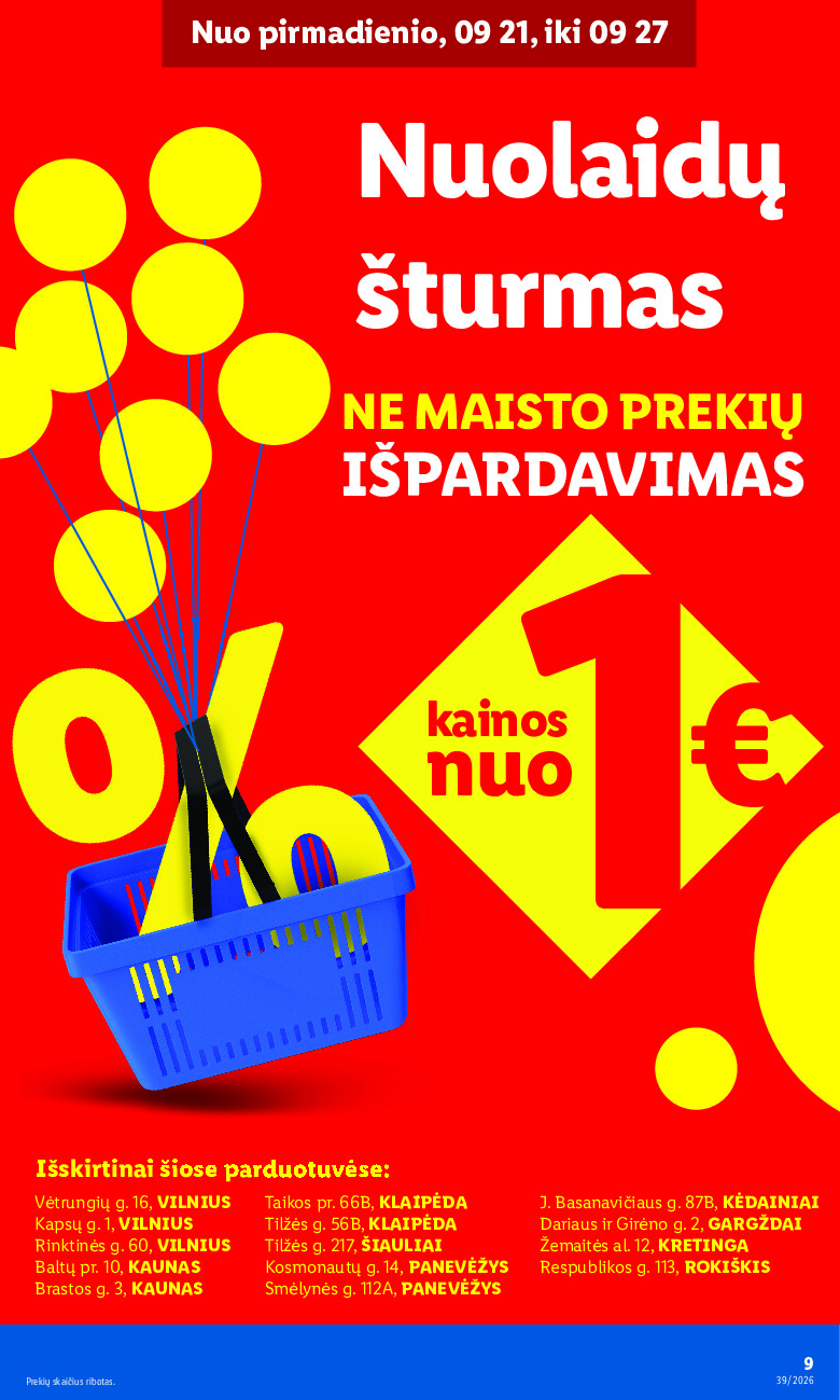 NE MAISTO PREKIŲ PASIŪLYMAI (2026-09-21 - 2026-09-27) | 9