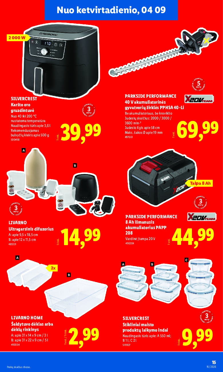 NE MAISTO PREKIŲ PASIŪLYMAI (2026-04-06 - 2026-04-12) | 15