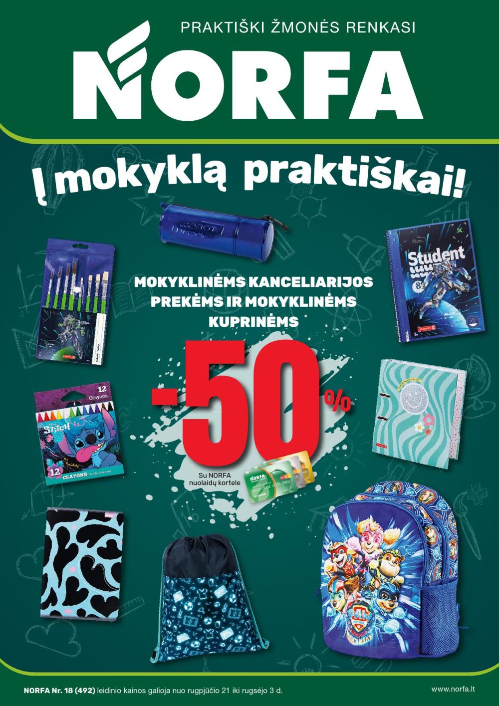 NORFA - Į mokyklą praktiškai! (2025 08 21 - 2025 09 03) | 1