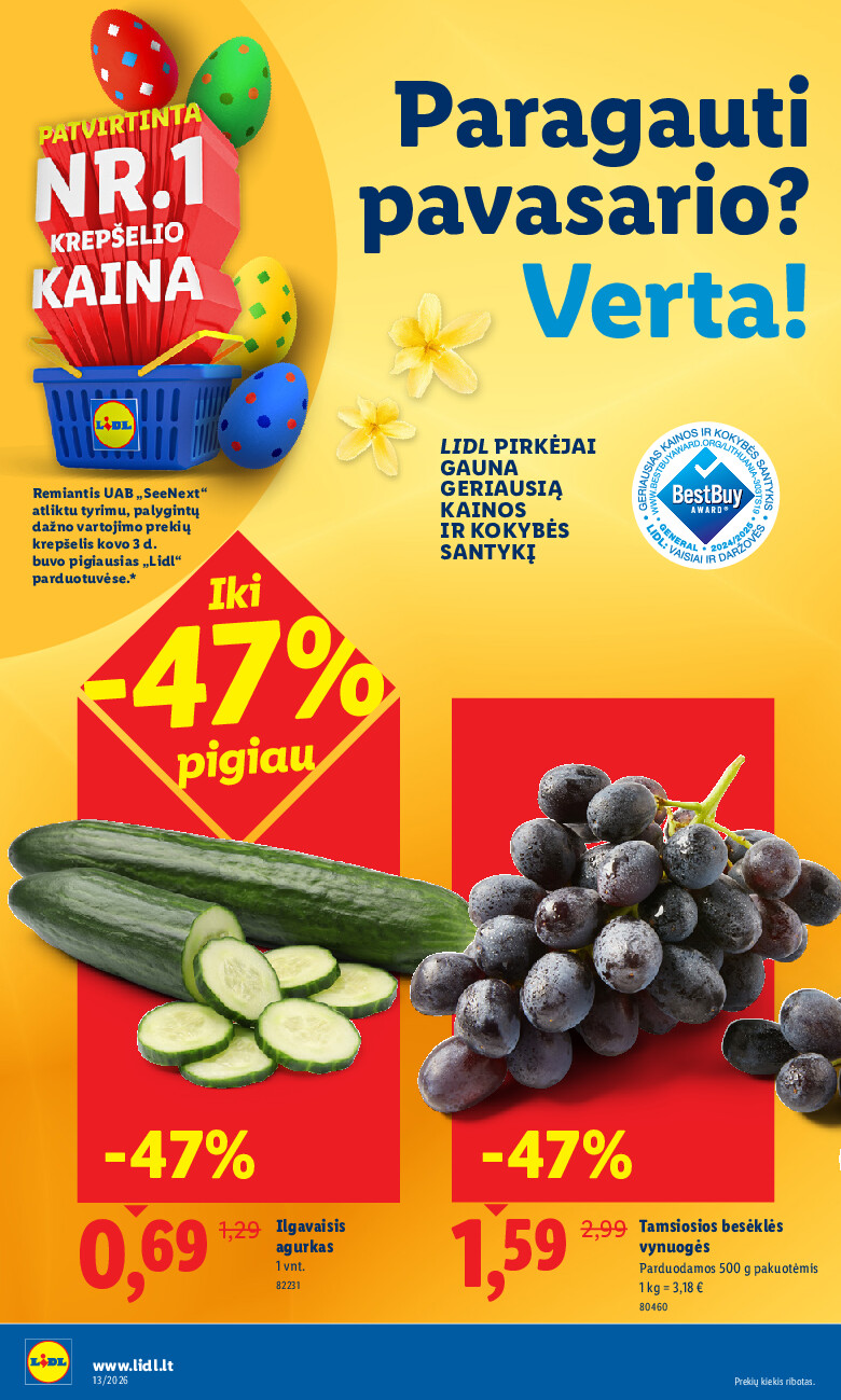 MAISTO PREKIŲ PASIŪLYMAI (2026-03-23 - 2026-03-29) | 30