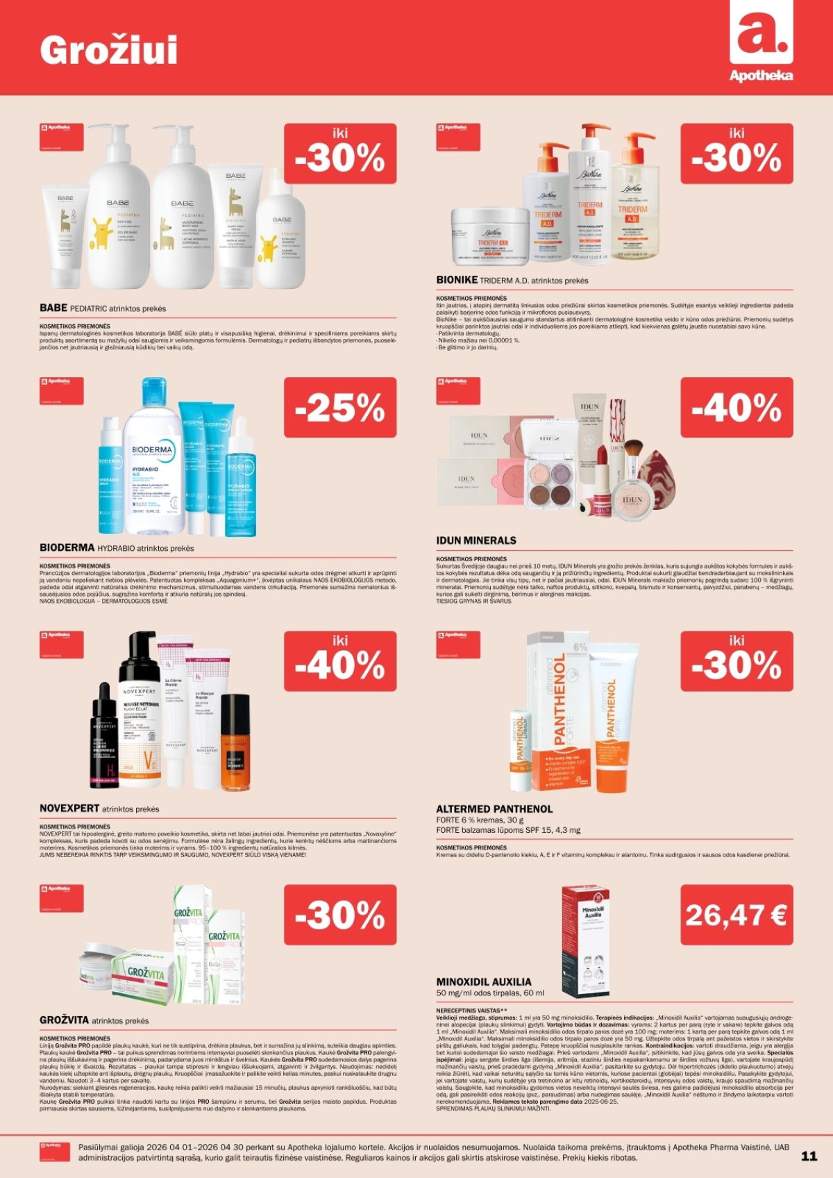 APOTHEKA (2026 04 01 - 2026 04 30) | 6