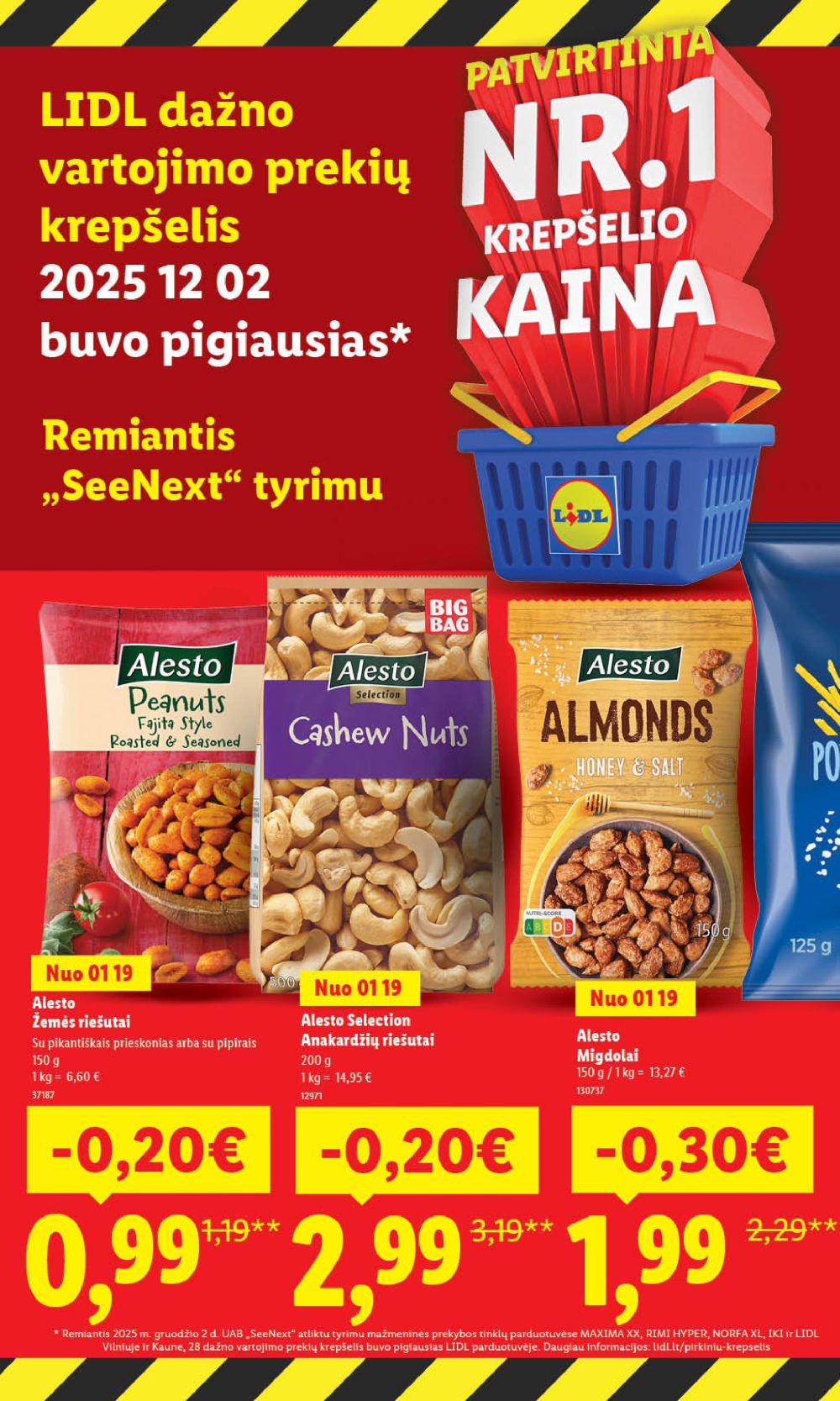 LIDL - Maisto prekių pasiūlymai (2026 01 19 - 2026 01 25) | 2