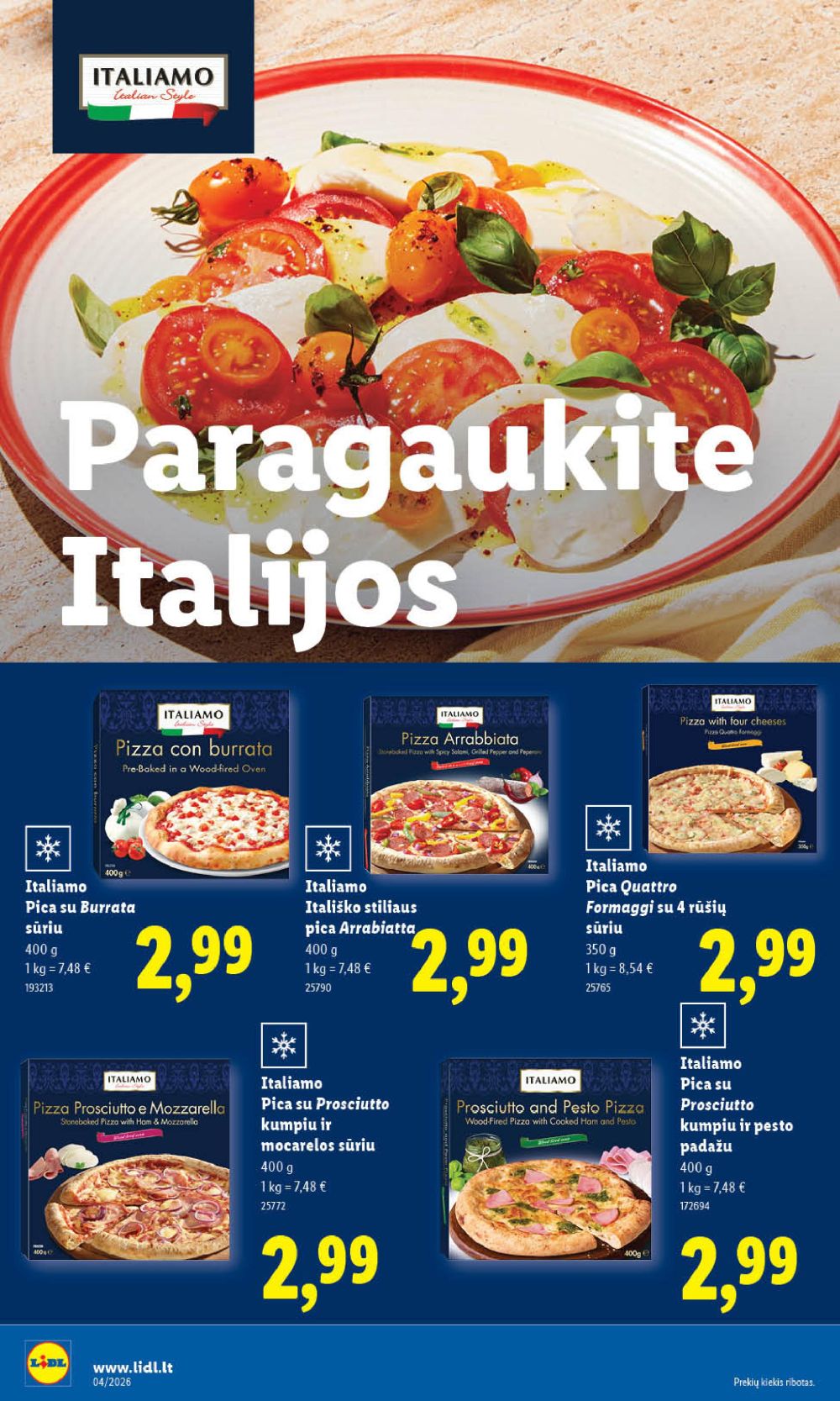LIDL - Maisto prekių pasiūlymai (2026 01 19 - 2026 01 25) | 12