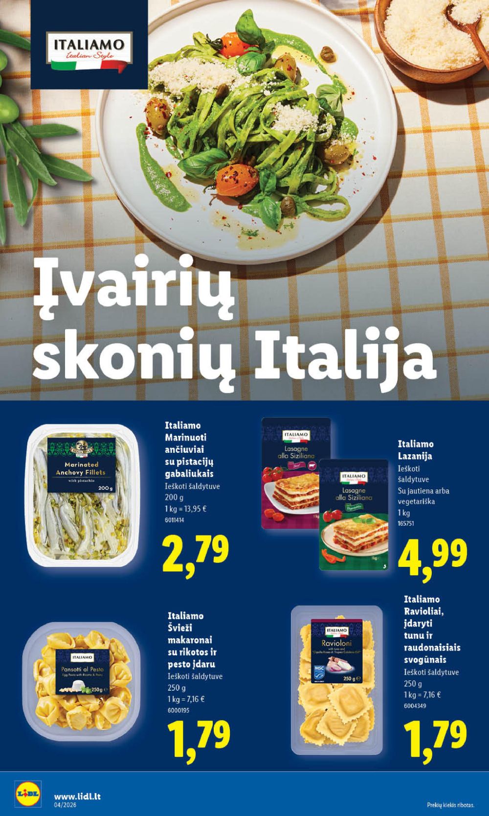 LIDL - Maisto prekių pasiūlymai (2026 01 19 - 2026 01 25) | 14