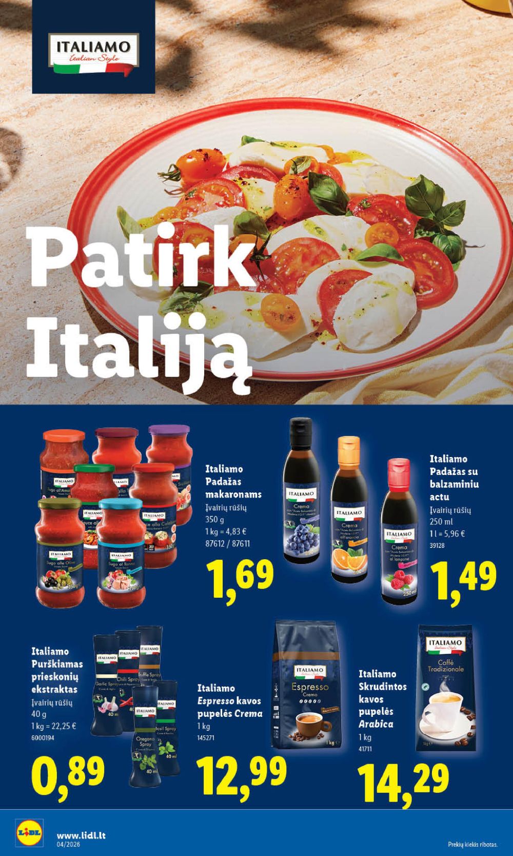 LIDL - Maisto prekių pasiūlymai (2026 01 19 - 2026 01 25) | 16