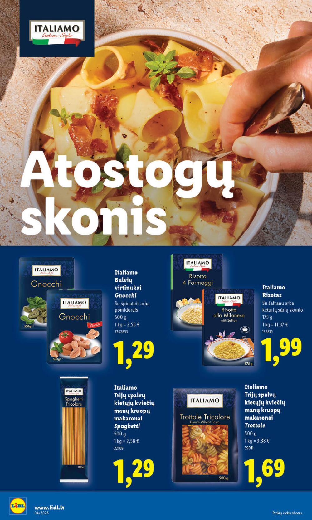 LIDL - Maisto prekių pasiūlymai (2026 01 19 - 2026 01 25) | 18