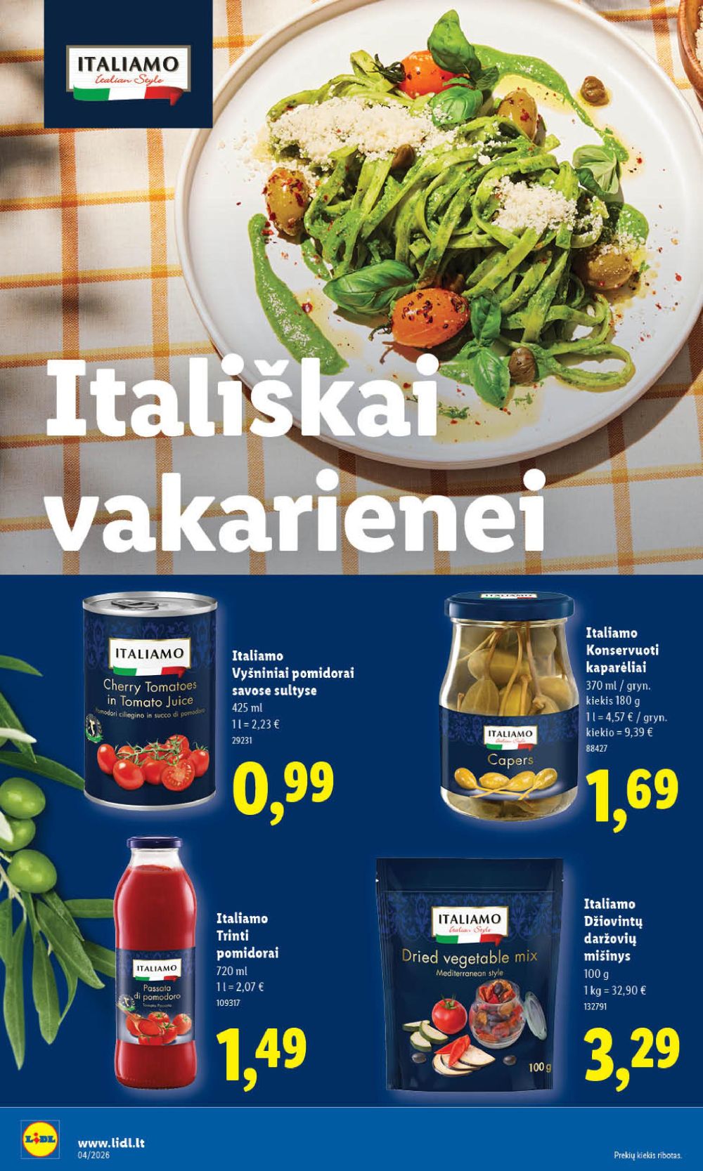 LIDL - Maisto prekių pasiūlymai (2026 01 19 - 2026 01 25) | 20