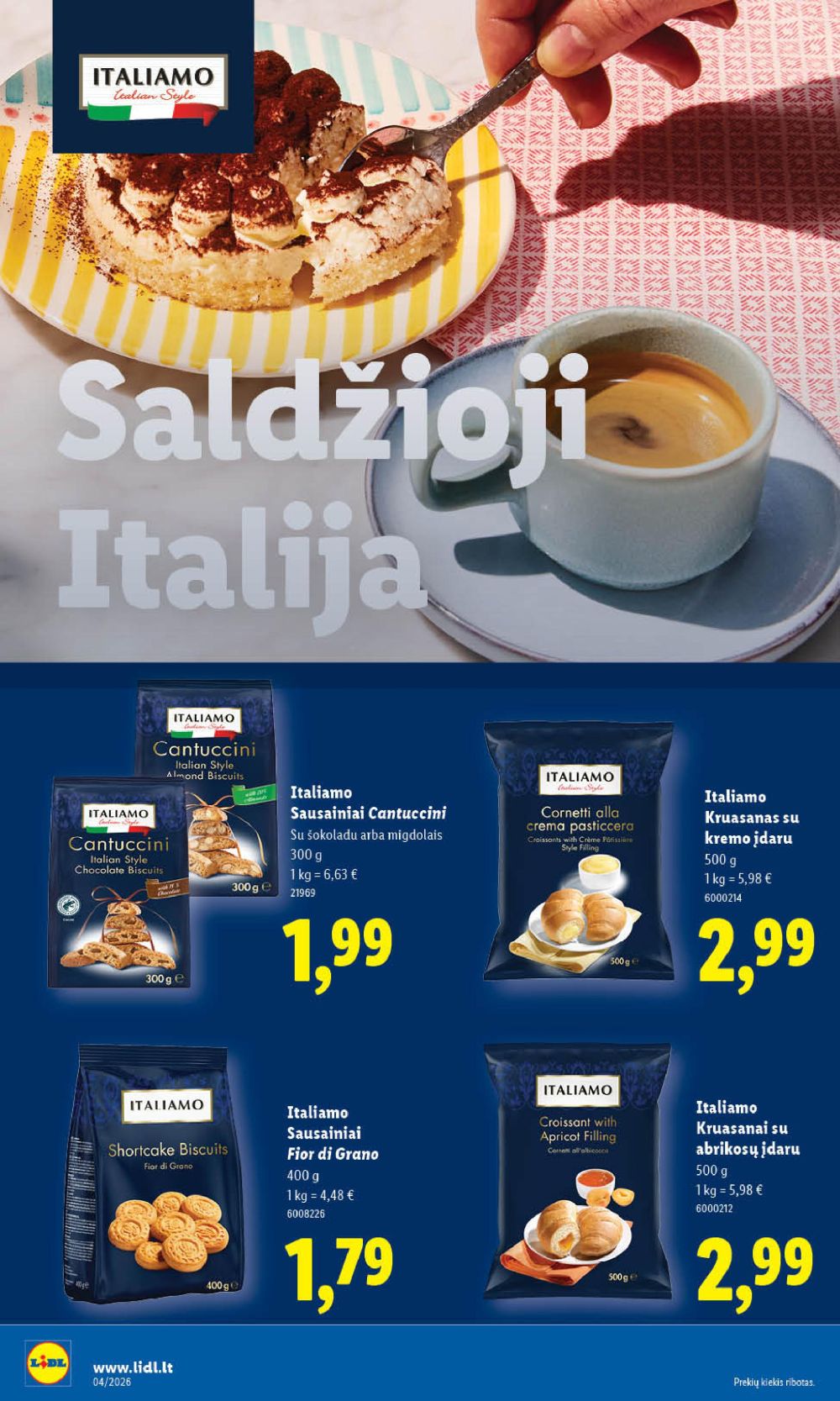 LIDL - Maisto prekių pasiūlymai (2026 01 19 - 2026 01 25) | 22