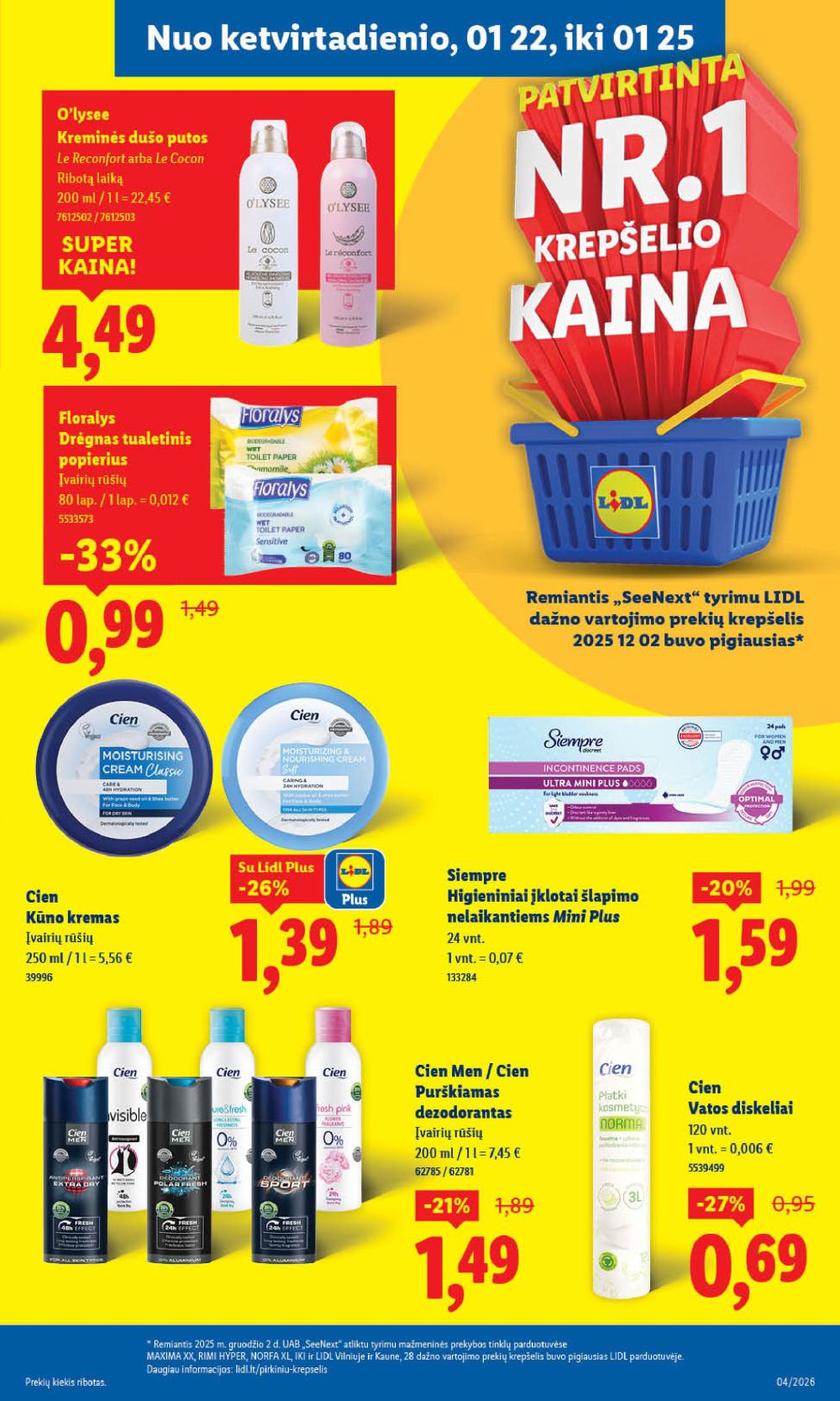LIDL - Maisto prekių pasiūlymai (2026 01 19 - 2026 01 25) | 31