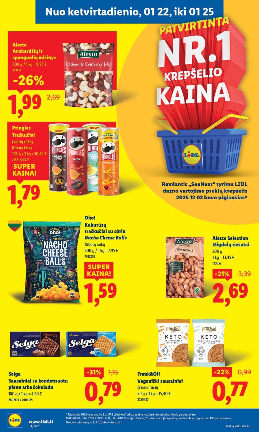 LIDL - Maisto prekių pasiūlymai (2026 01 19 - 2026 01 25) | 38