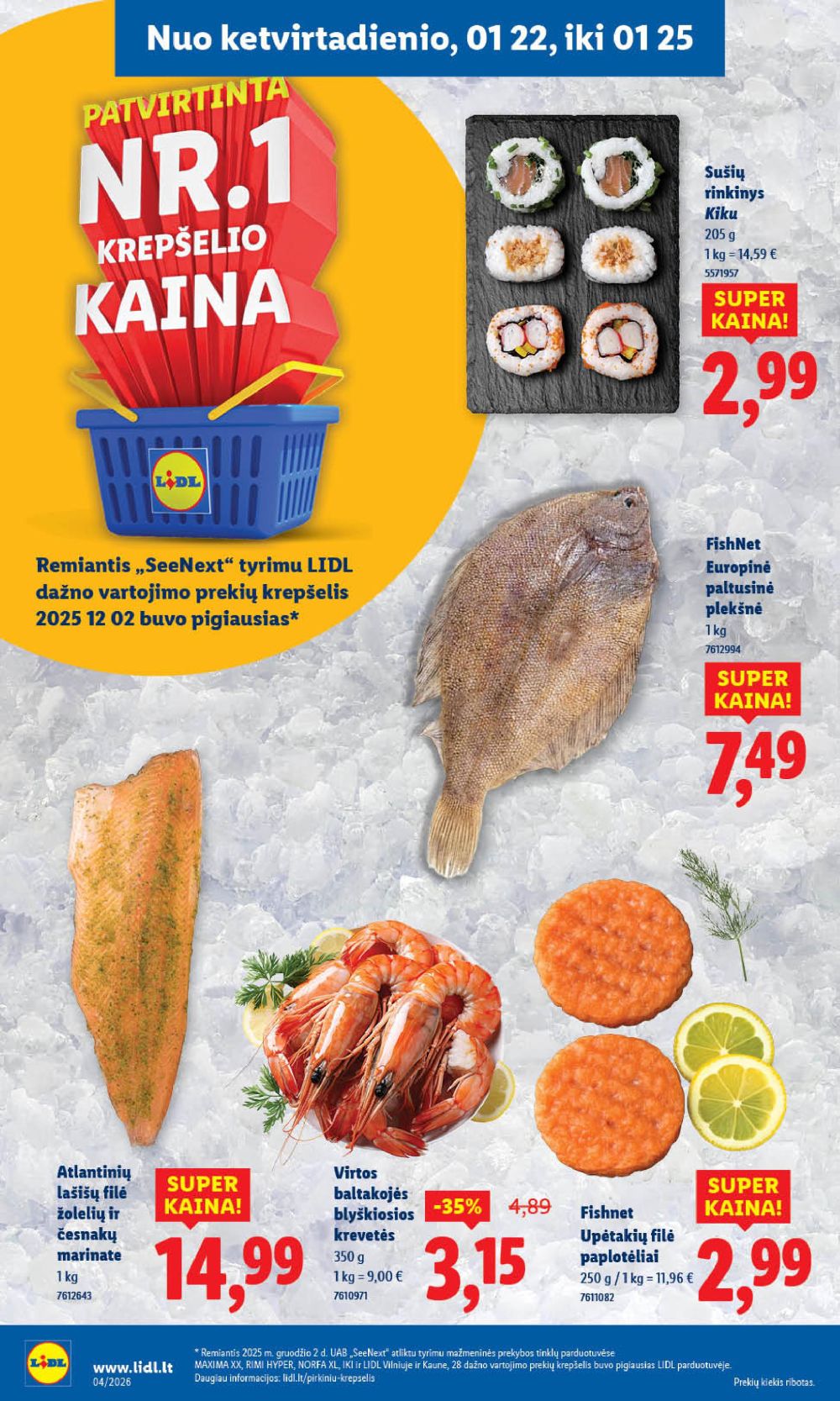 LIDL - Maisto prekių pasiūlymai (2026 01 19 - 2026 01 25) | 42